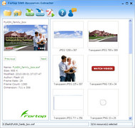 Fortop SWF Resources Extractor screenshot